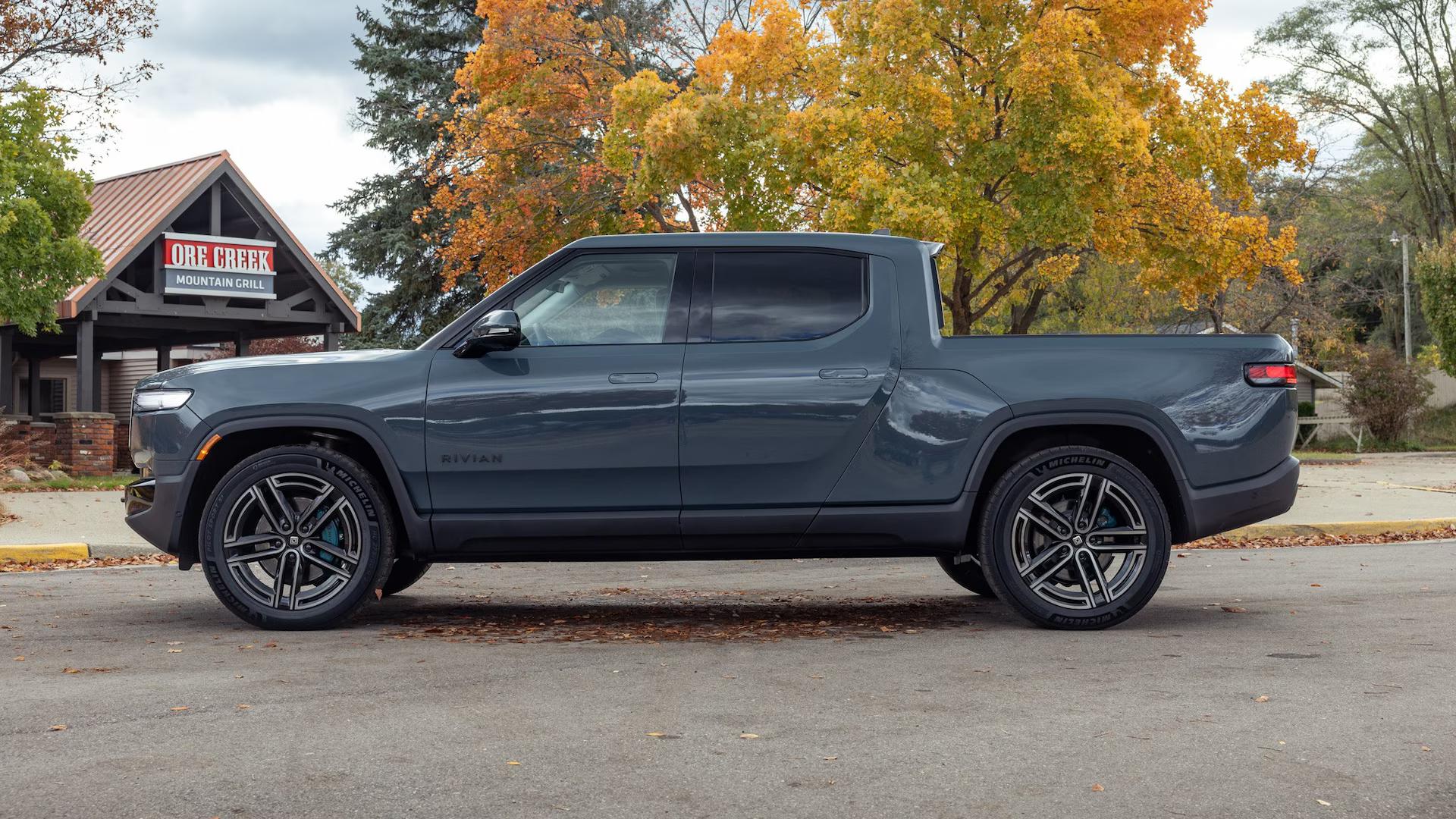 Rivian R1T R1S Just spied a 2025. Those wheels - yes, no, maybe? rivian-2025