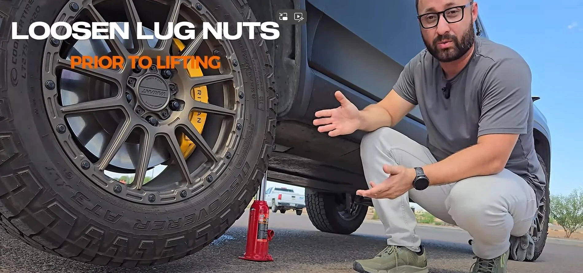 Rivian R1T R1S Tire rotation pattern incorrect in on-board manual 2025.06 loosen lug nuts