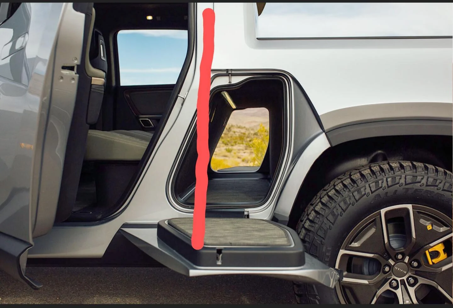 Rivian R1T R1S Gear Tunnel Confessionals 1000002617