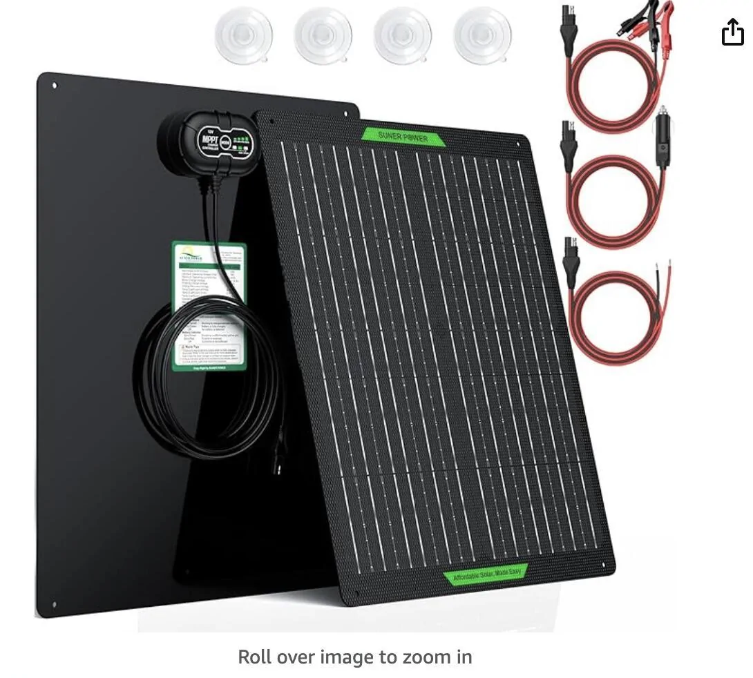 Rivian R1T R1S Vampire Drain solar cell mounting option 1743430678953-sl