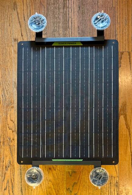 Rivian R1T R1S Vampire Drain solar cell mounting option 1743431776791-y