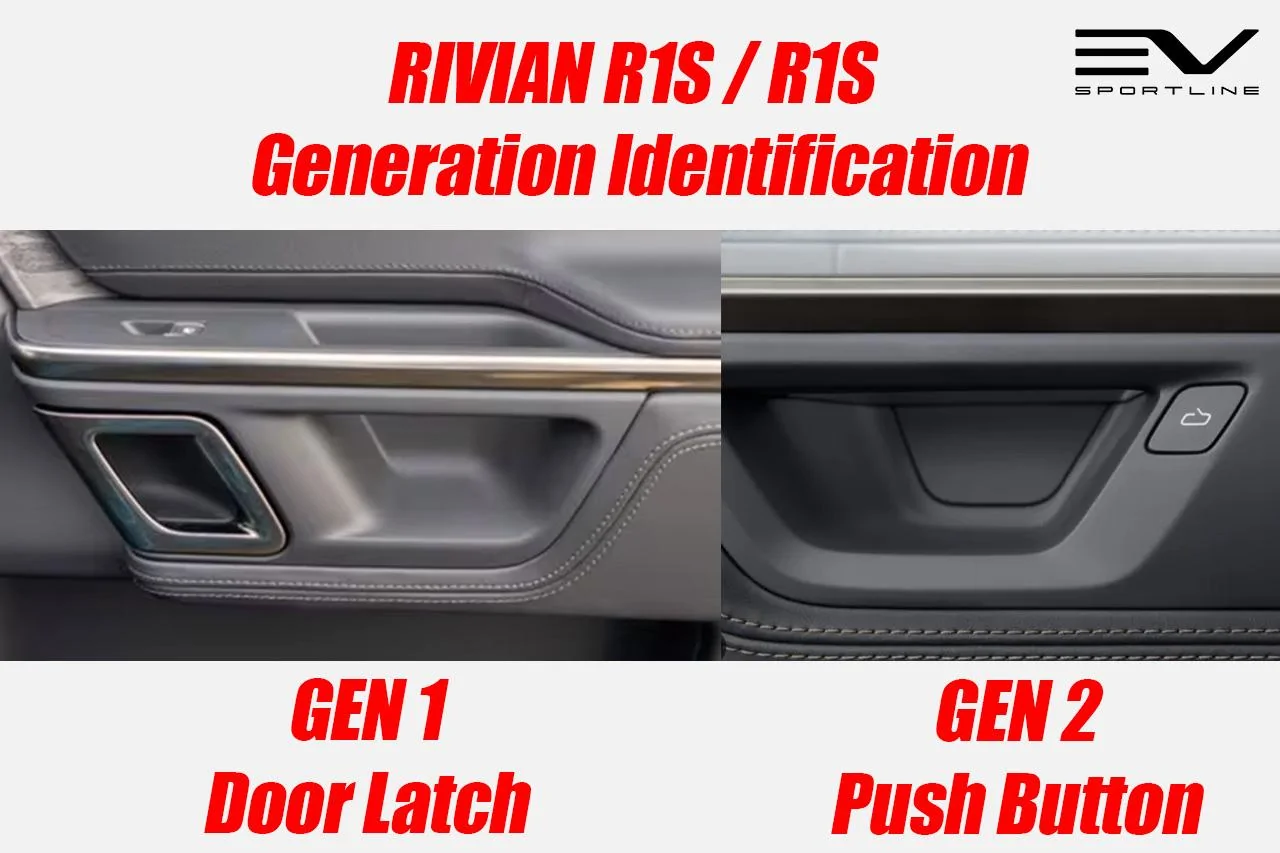Rivian R1T R1S 2025+ R1S Gen II early vs Gen II current - Explained for Rock Sliders Rivian Gen 1 vs Gen 2
