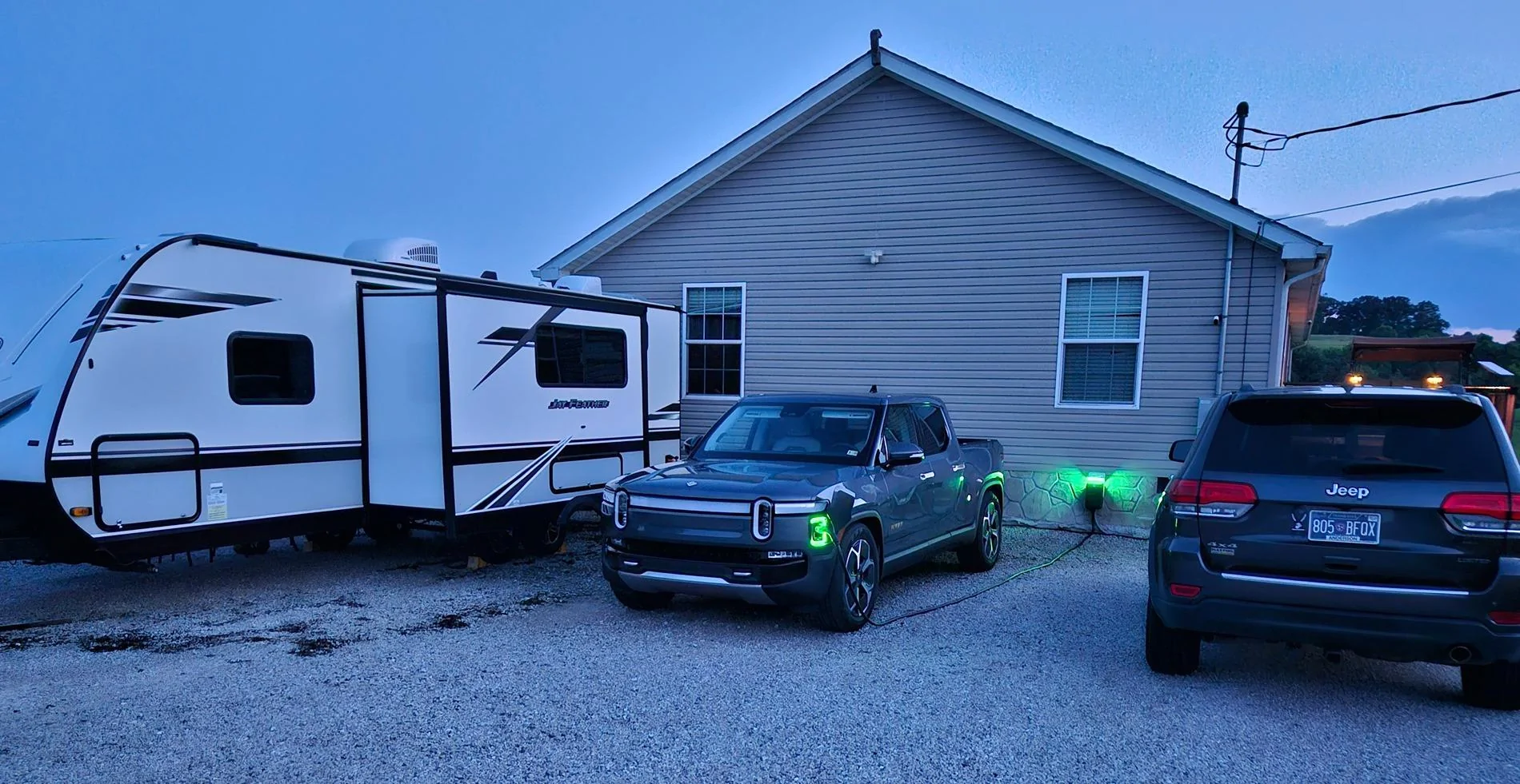 Rivian R1T R1S Current Travel Trailers / RVs you're towing - Reviews and Recommendations! 20240527_210954