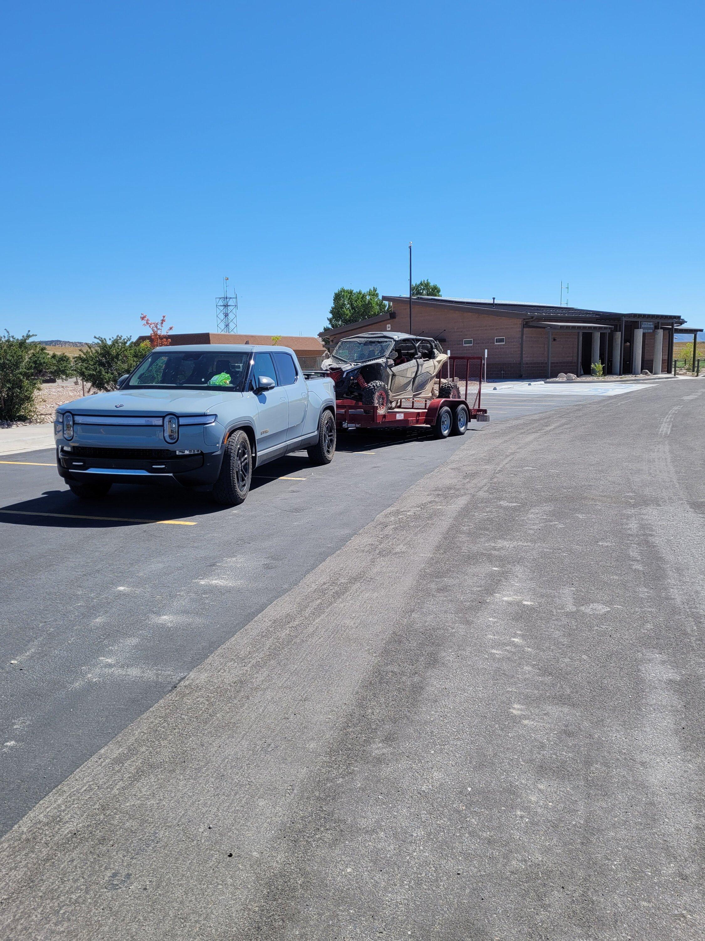 Rivian R1T R1S Moab trip charging experience 20230713_105229