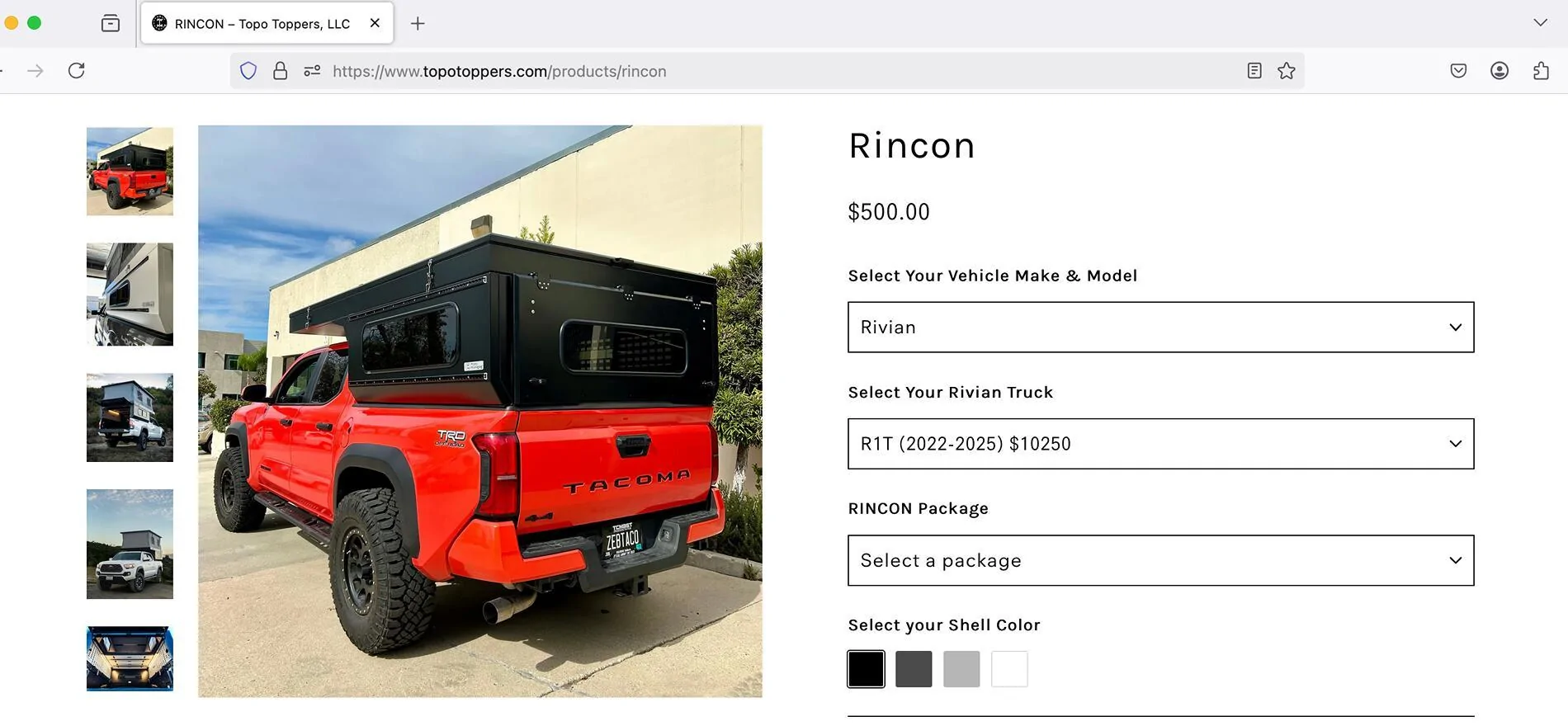 Rivian R1T R1S R1T Bed Camper Options: Consolidated List 1743636037207-ff
