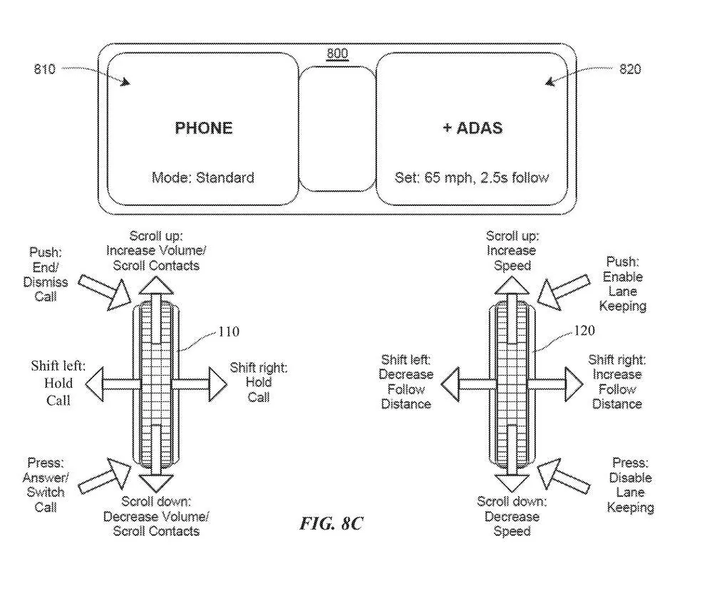 Rivian R1T R1S How R2 / R3 Scroll Wheels Functions Will Work (From Patent) 1743733734732-pk