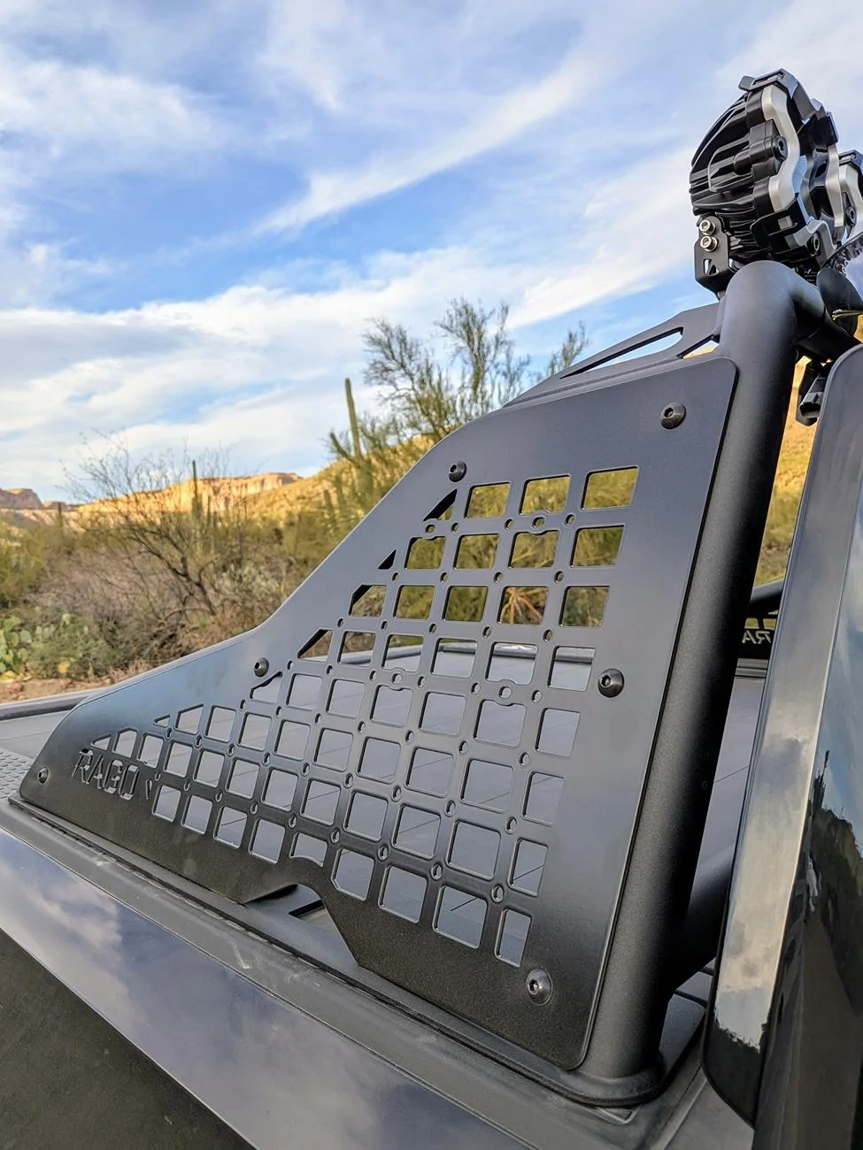 Rivian R1T R1S Rago EV Chase Rack installed on R1T PXL_20250401_003545260~2