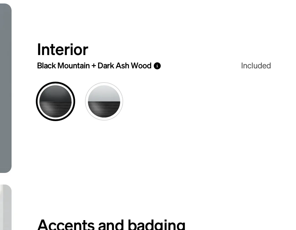 Rivian R1T R1S Standard Black Interior not available anymore? Screenshot 2025-04-08 at 3.03.18 PM