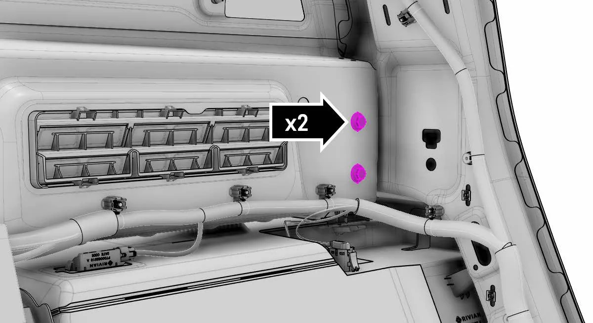 Rivian R1T R1S Dealer installed headrest backward - will it come back to normal? 1000003417