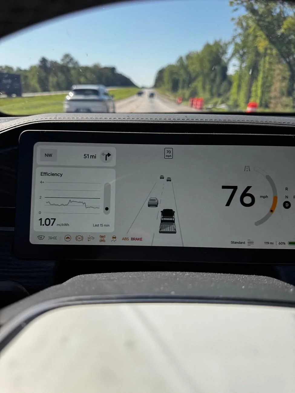 Rivian R1T R1S RIVIAN Execs! Brakes stoped working in highway at over 76MPH IMG_3206