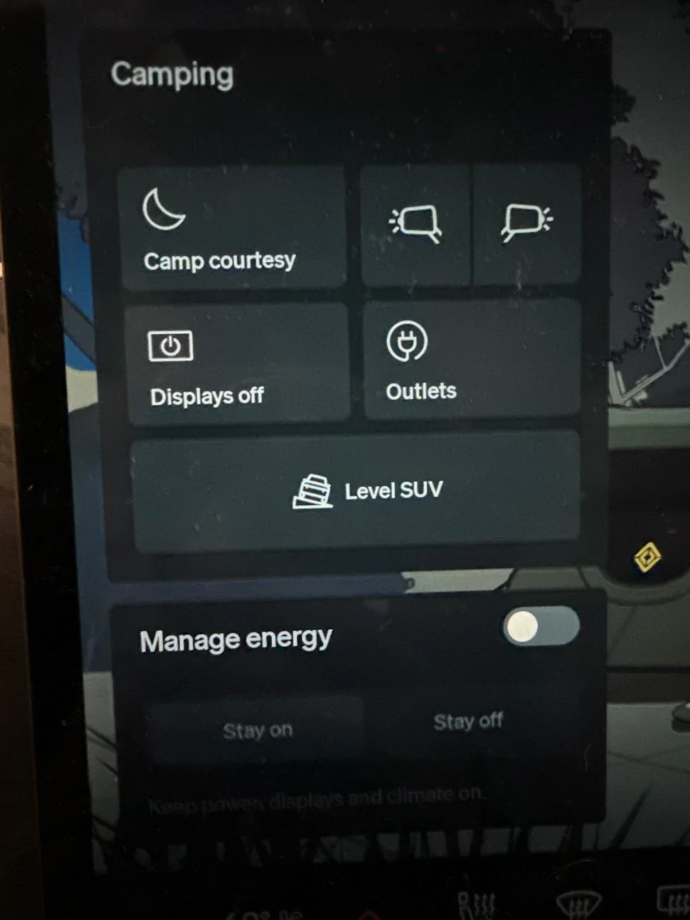 Rivian R1T R1S 12V maintenance technique with Camping Mode imag