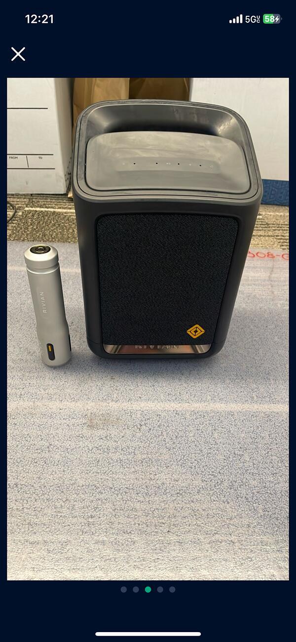 Rivian R1T R1S Camp Speaker, Torch/Flashlight IMG_8953