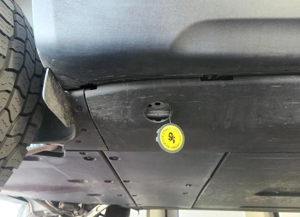 Rivian R1T R1S Puck nipples taken out Yellow Emblem 3