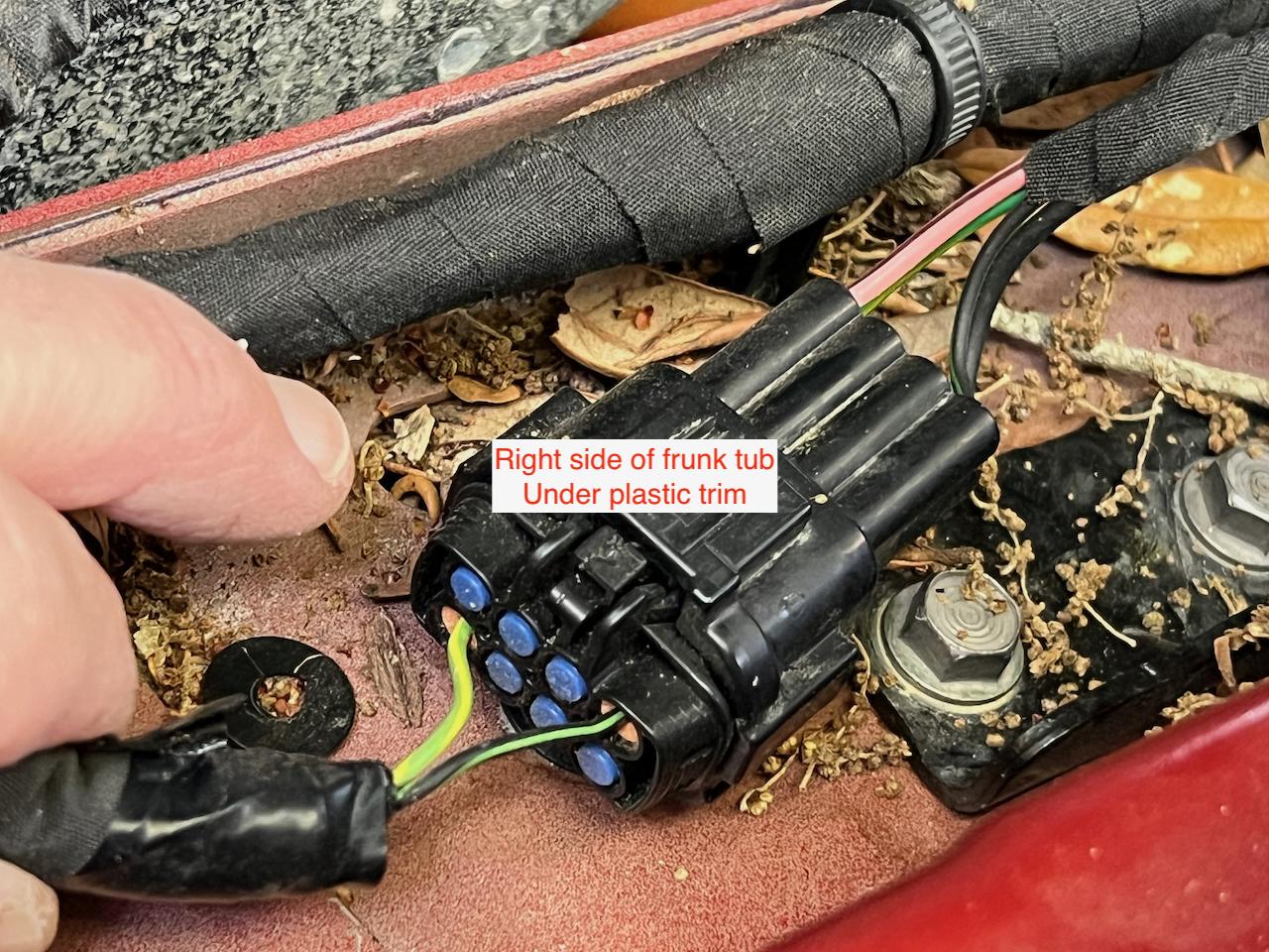 Rivian R1T R1S Tapping into 12v wiring by the frunk - formerly for 12v power outlet in frunk (DIY How-To Instructions) Rivian 12 Volt Power - 1