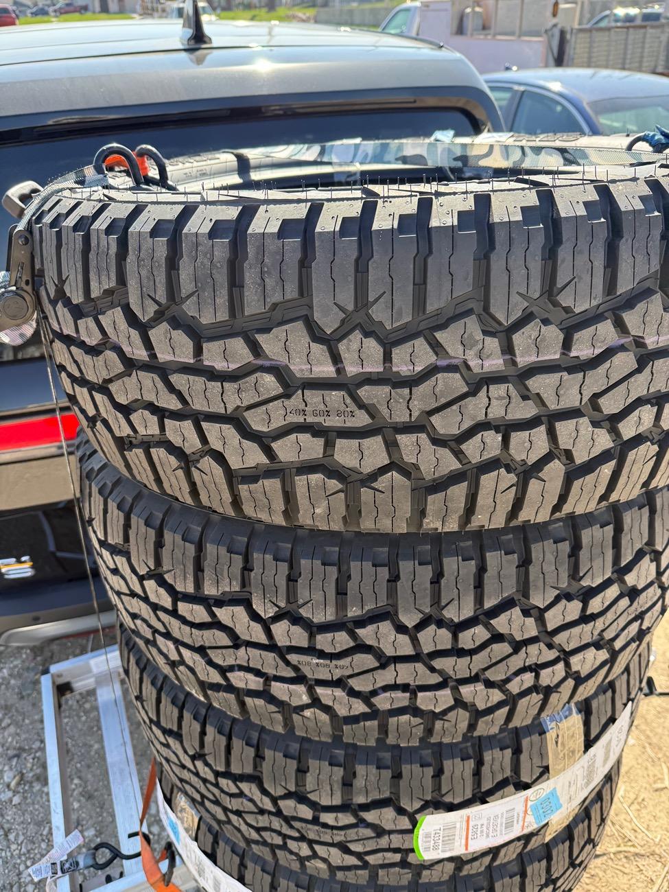 Rivian R1T R1S New shoes! Nokian Outpost Tires on Rivian 22" wheels IMG_1937