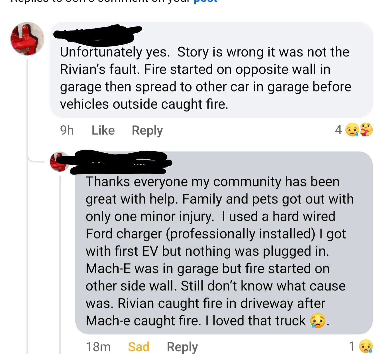 Rivian R1T R1S Charger Possible Source of Garage Fire 1745460884895-9s