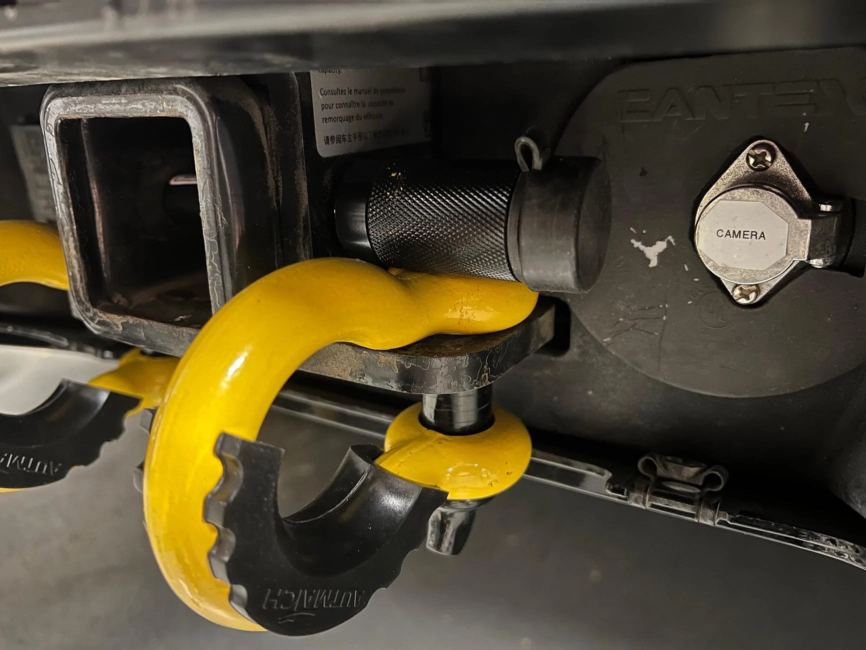 Rivian R1T R1S R1S towing setup - need help working with poor hitch design. IMG_3755