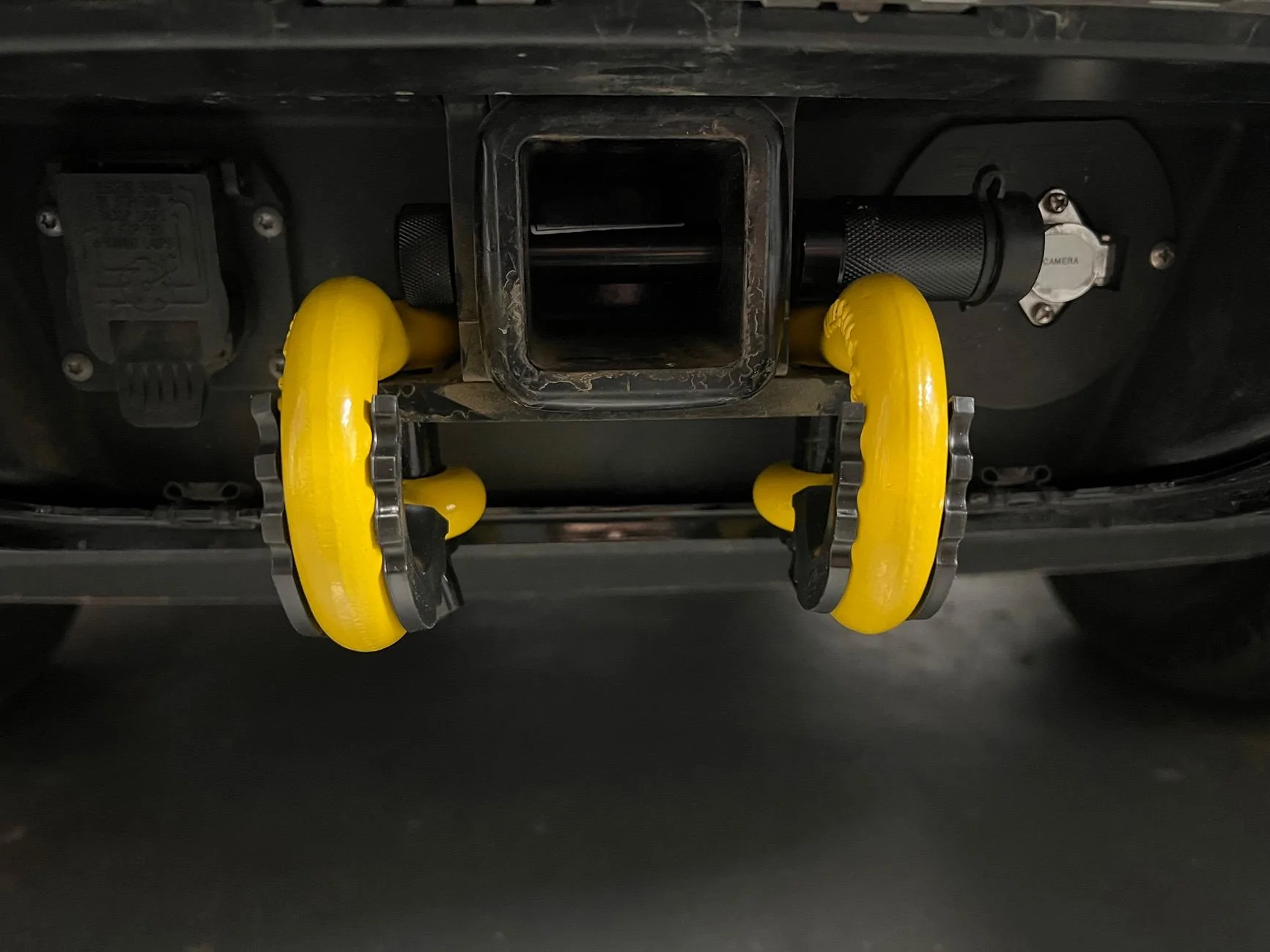 Rivian R1T R1S R1S towing setup - need help working with poor hitch design. IMG_3752