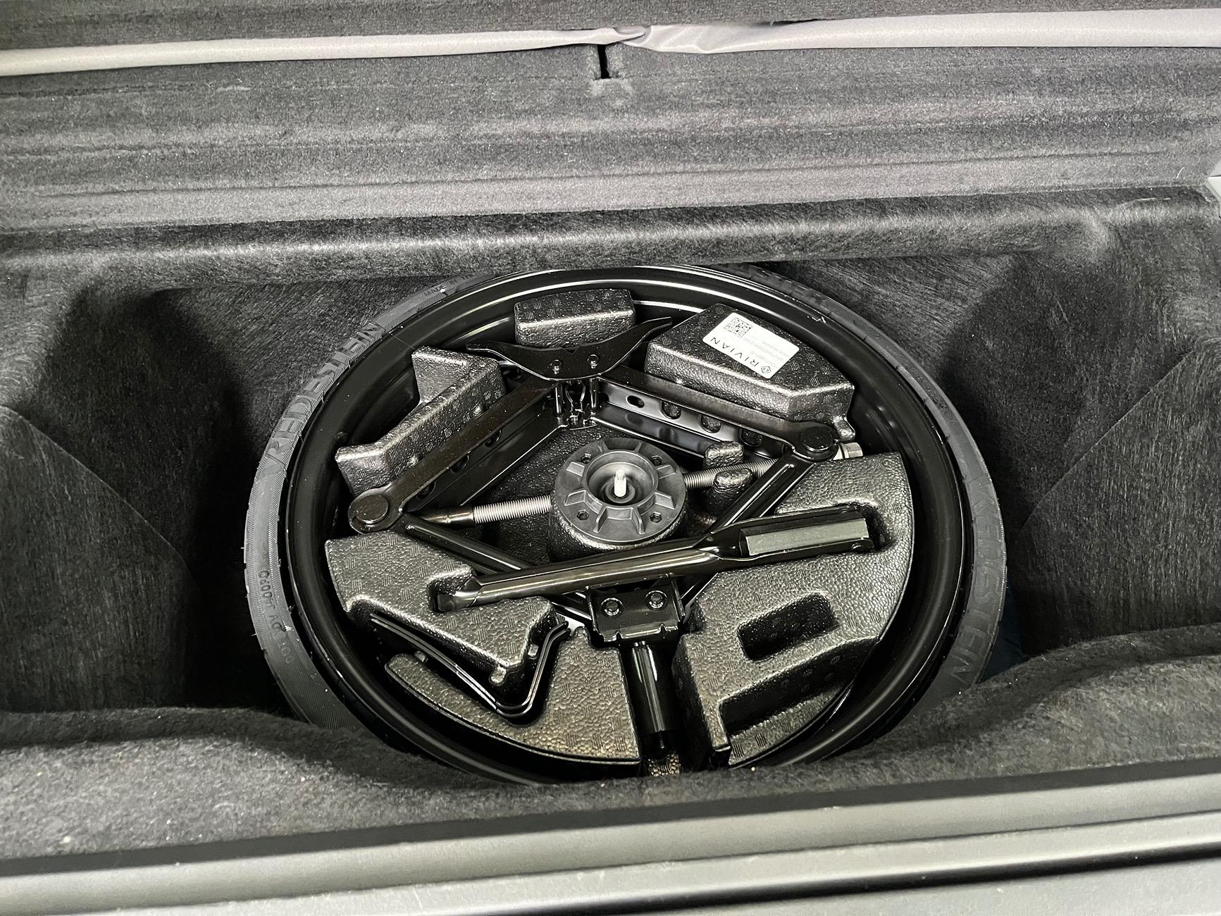 Rivian R1T R1S Dumb Spare Question - Does it come with a cover/tray? IMG_1866
