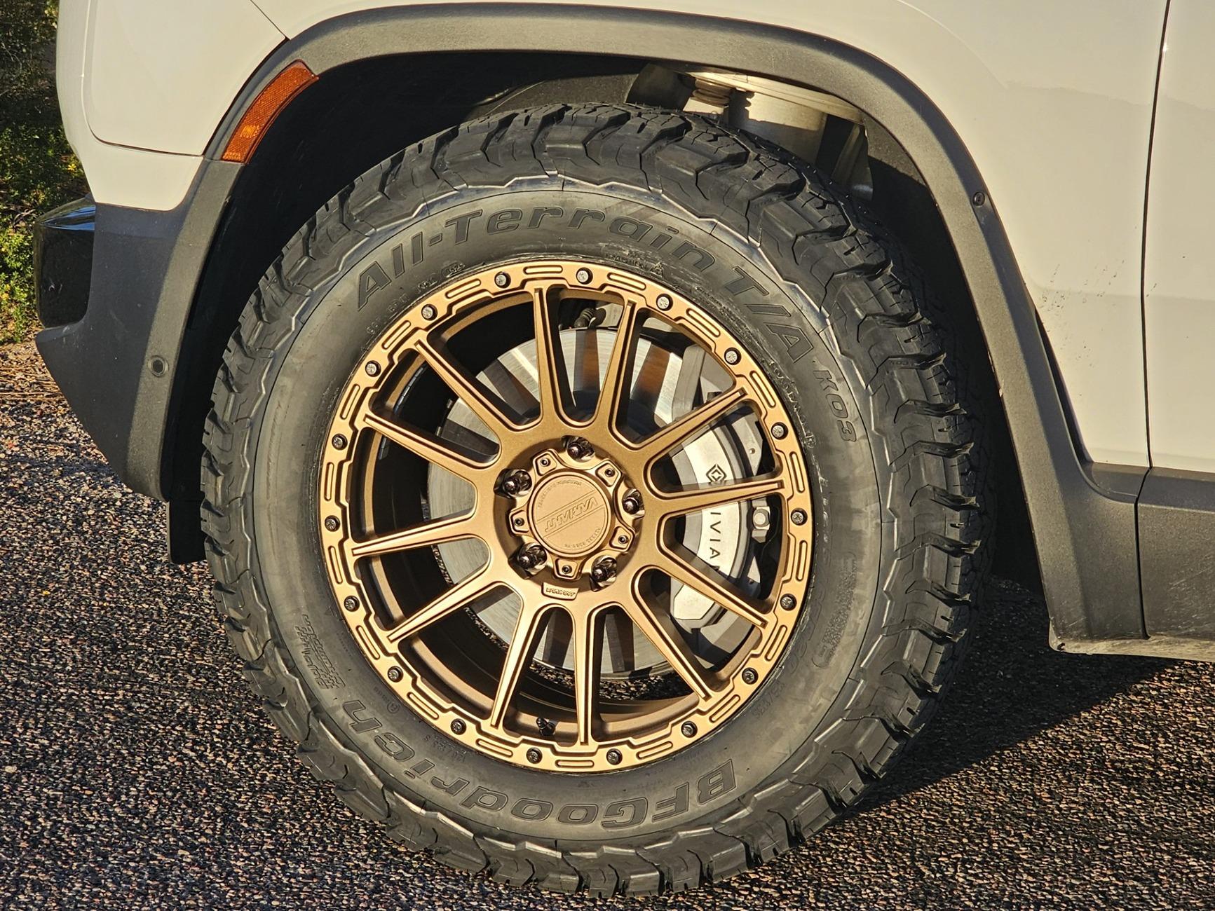 Rivian R1T R1S IN-STOCK! 20" Forged Wheels Custom-Crafted by Variant $649.95 Each R1S Triple Bronze 3