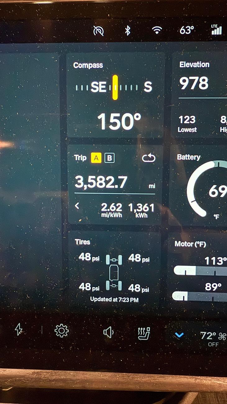 Rivian R1T R1S Lifetime Miles/kWh IMG_6048