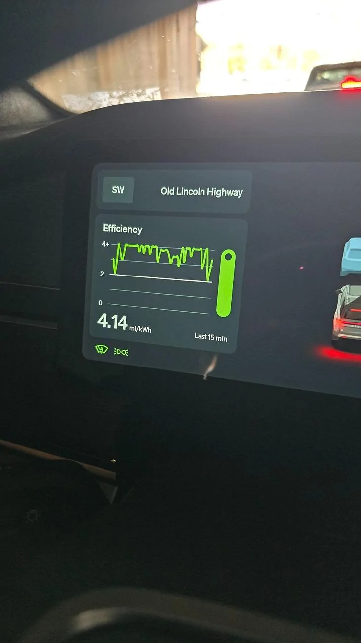 Rivian R1T R1S Efficiency - Too good to be true? 20250425_102047