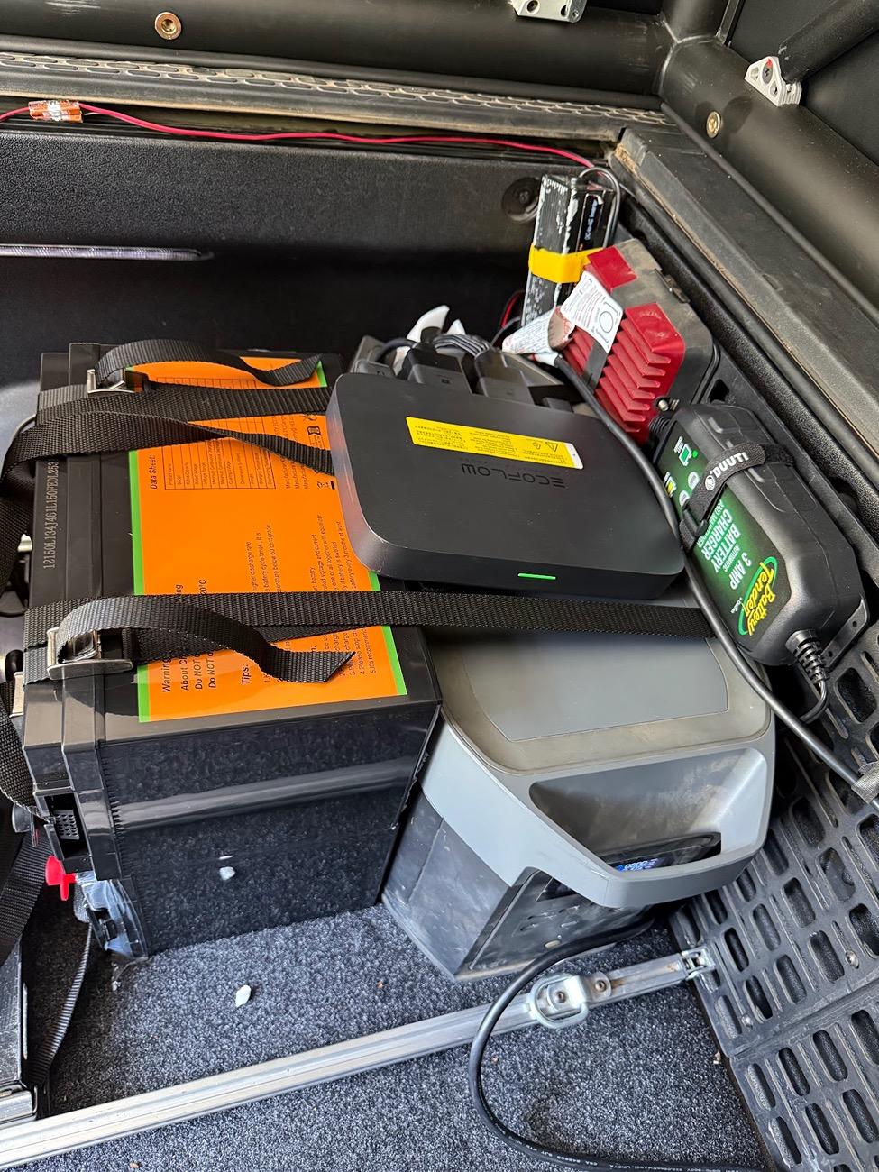 Rivian R1T R1S Phantom / Vampire Drain Solution Works! Using 12v Battery Tender IMG_7971