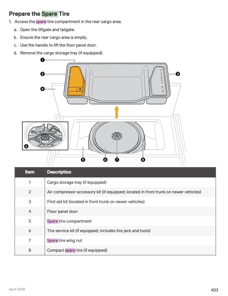 Rivian R1T R1S Cargo Tray & Spare Tire Screenshot 2025-04-30 at 5.56.02 PM