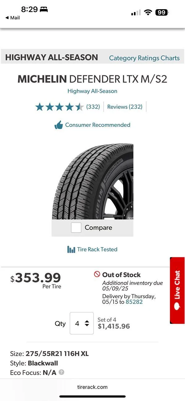 Rivian R1T R1S Where are the 21" Michelin tires? IMG_3741
