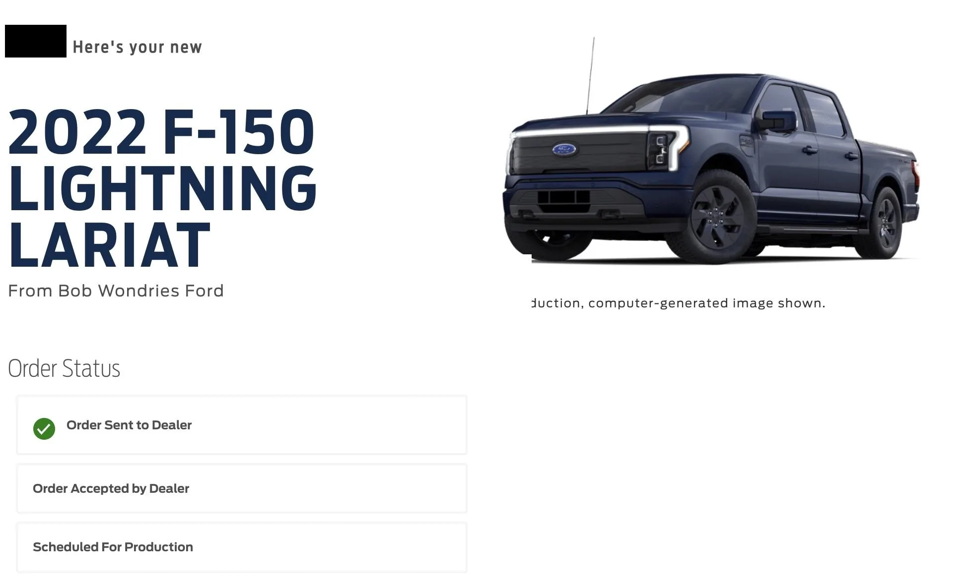 Rivian R1T R1S F-150 Lightning Order Invitation Screen Shot 2022-01-06 at 6.34.04 PM