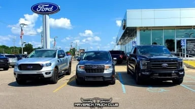Rivian R1T R1S NA Truck of the Year Finalists: Rivian R1T vs Ford Maverick Side by Side 2022_ford_maverick_f-150_ranger_comparison