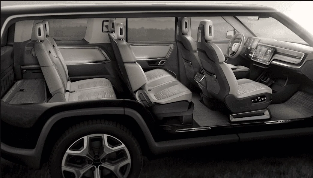 Rivian R1T R1S 3rd Row Design / Cargo Area Photos? 1641930367225