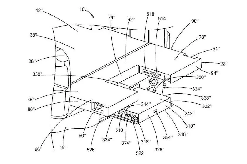 Rivian R1T R1S New R1T tailgate patent?!? BE607050-1CEF-4FAA-A02C-3FBF35D958E5