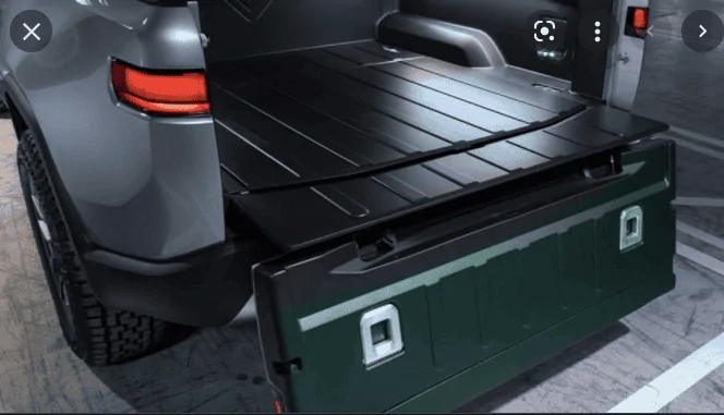 Rivian R1T R1S Rivian Patents Folding Liftgate 1642625388400