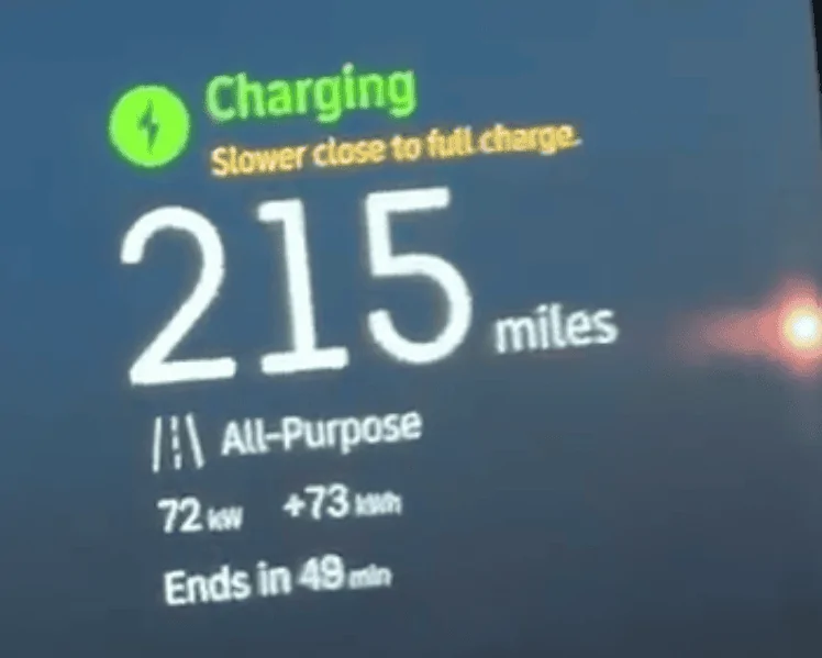 Rivian R1T R1S Rivian R1T charging curve test 20-80% [by TFL] 1642798049800