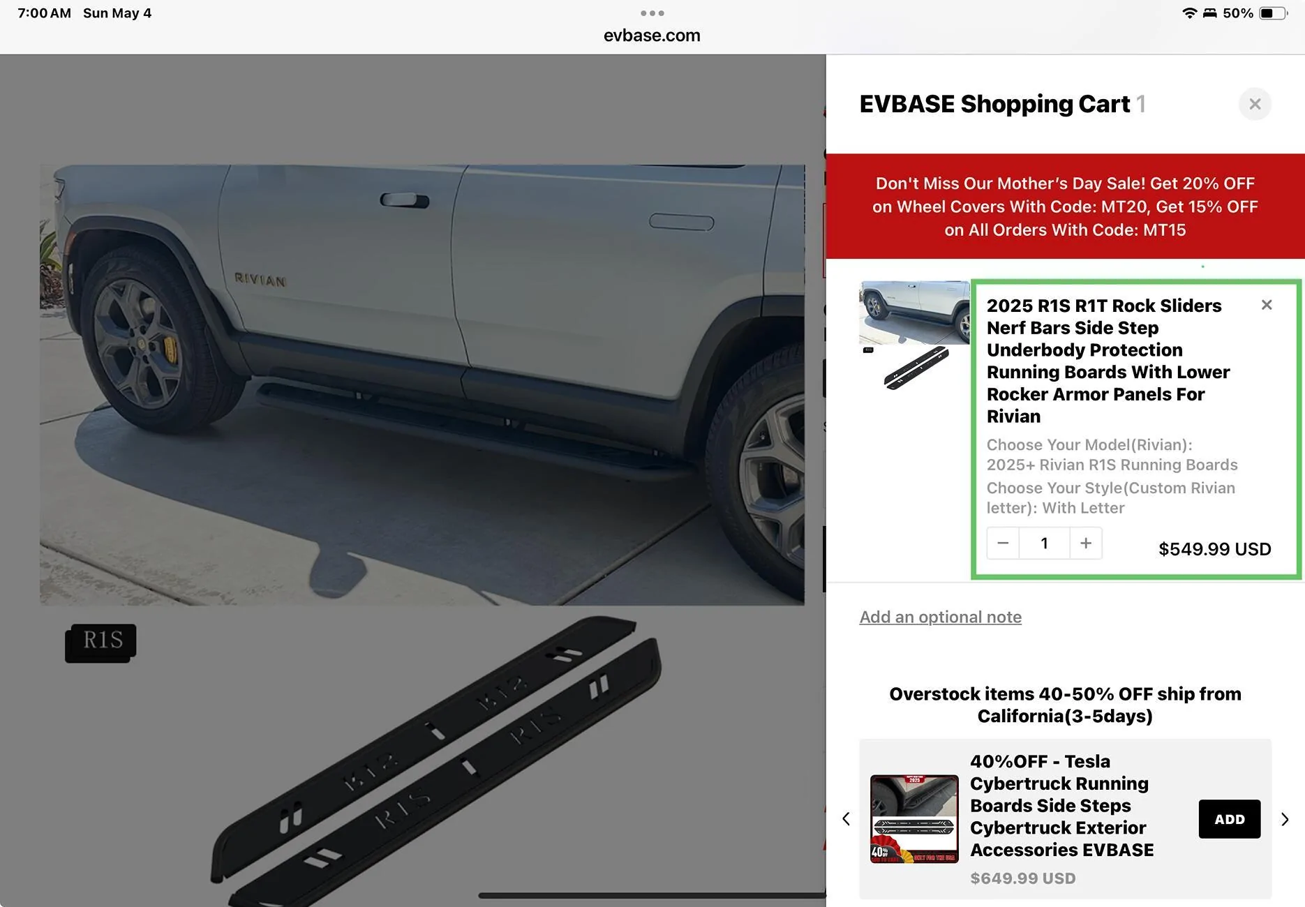 Rivian R1T R1S WARNING!! EVBASE ISSUE 1746367378827-kg