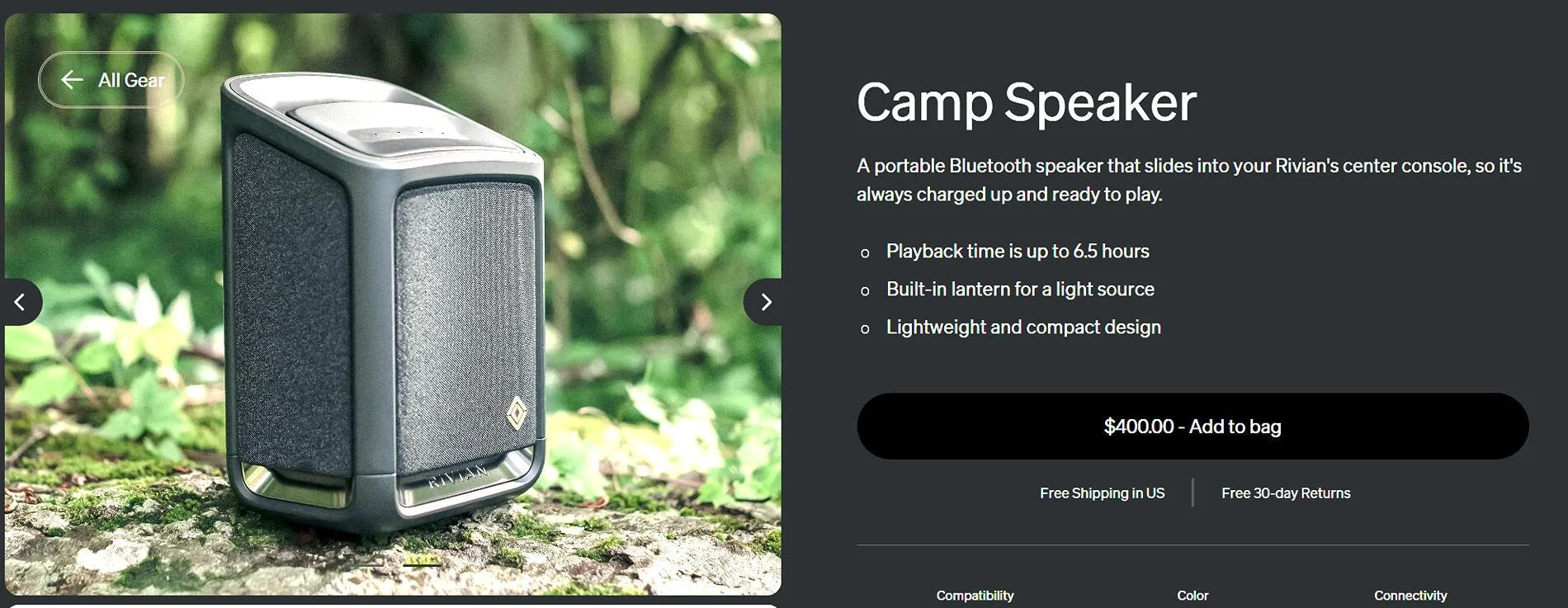 Rivian R1T R1S Camp Speaker in Gear Shop 1746373441973-6r