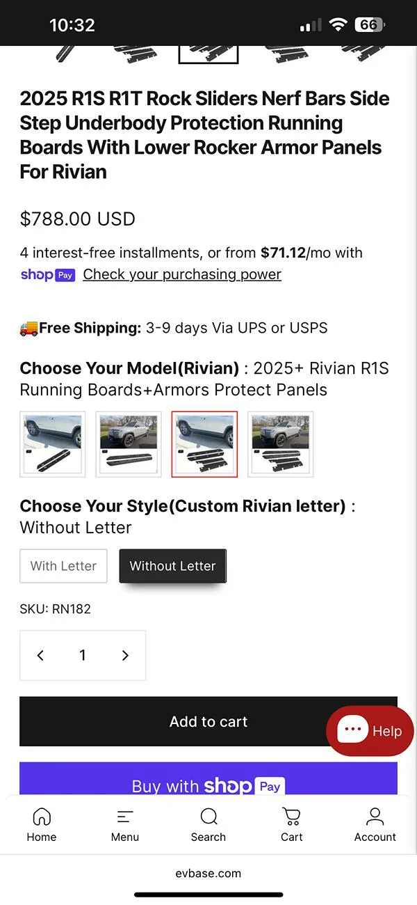 Rivian R1T R1S WARNING!! EVBASE ISSUE IMG_6821