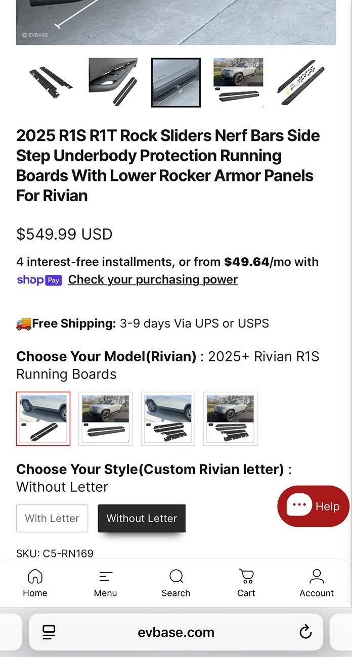 Rivian R1T R1S WARNING!! EVBASE ISSUE 1746403925695-us