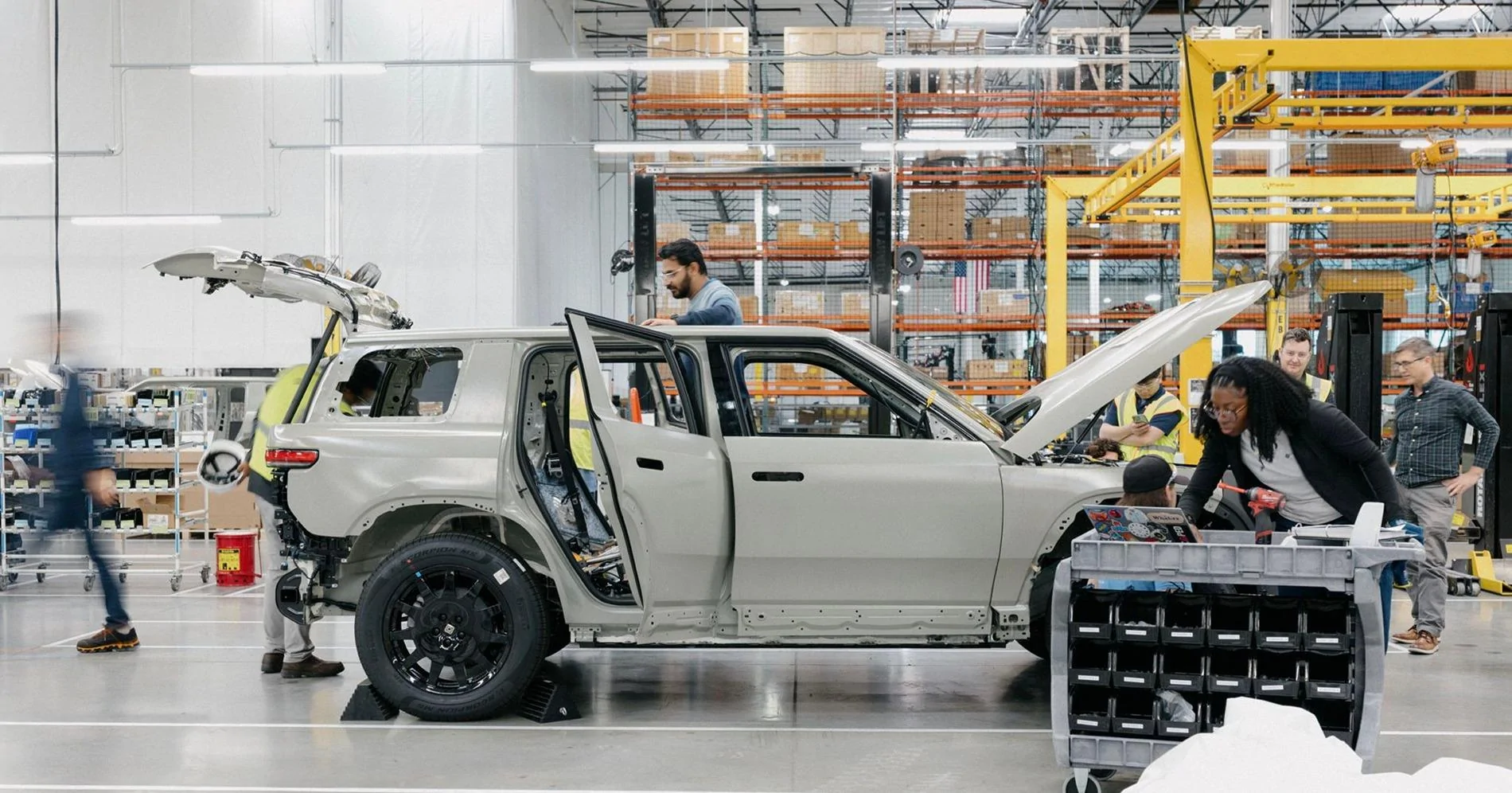Rivian R1T R1S Q1 2025 Earnings Report & Shareholder Letter Released rivian r2 production body