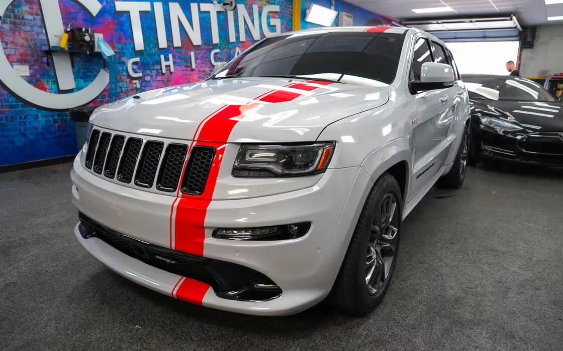 Rivian R1T R1S Front appearance improvement with vinyl on front light bar + side stripes! 1746645802038-8b