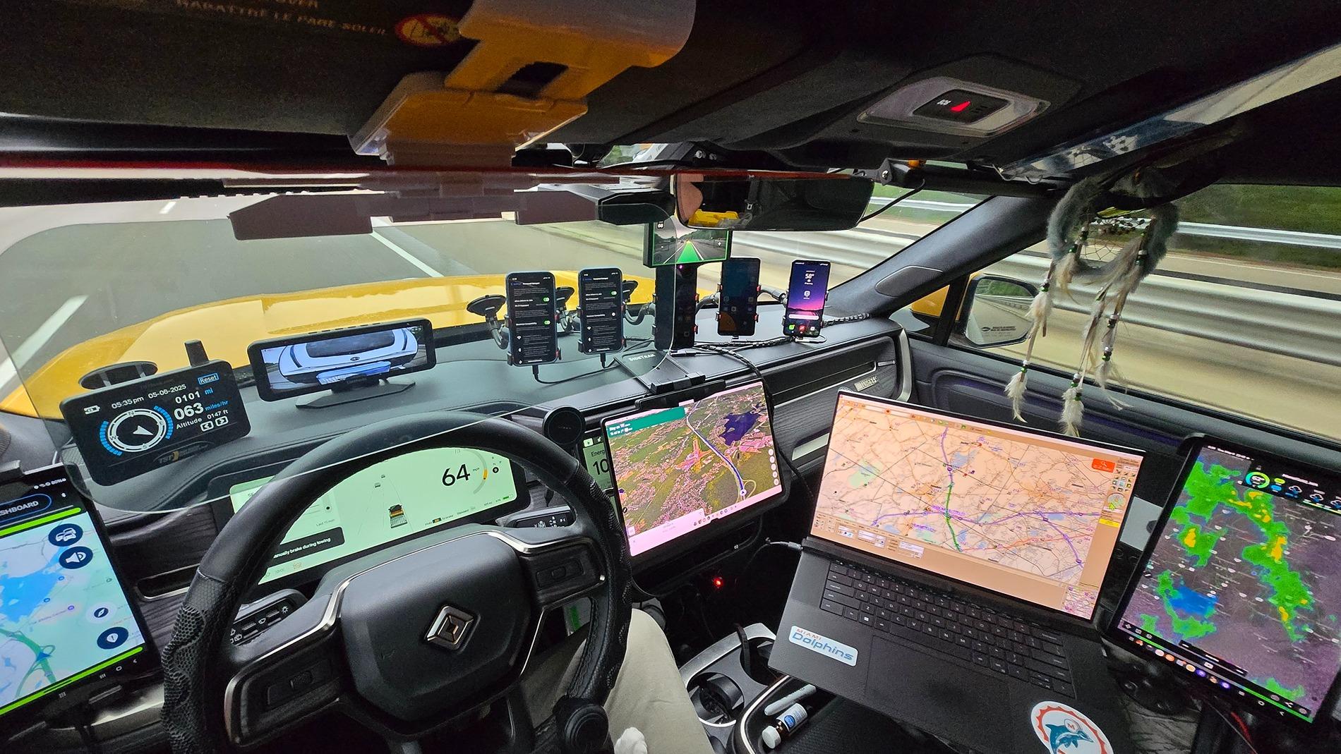 Rivian R1T R1S Comma AI / OpenPilot Autopilot Progress on R1! 20250506_183550