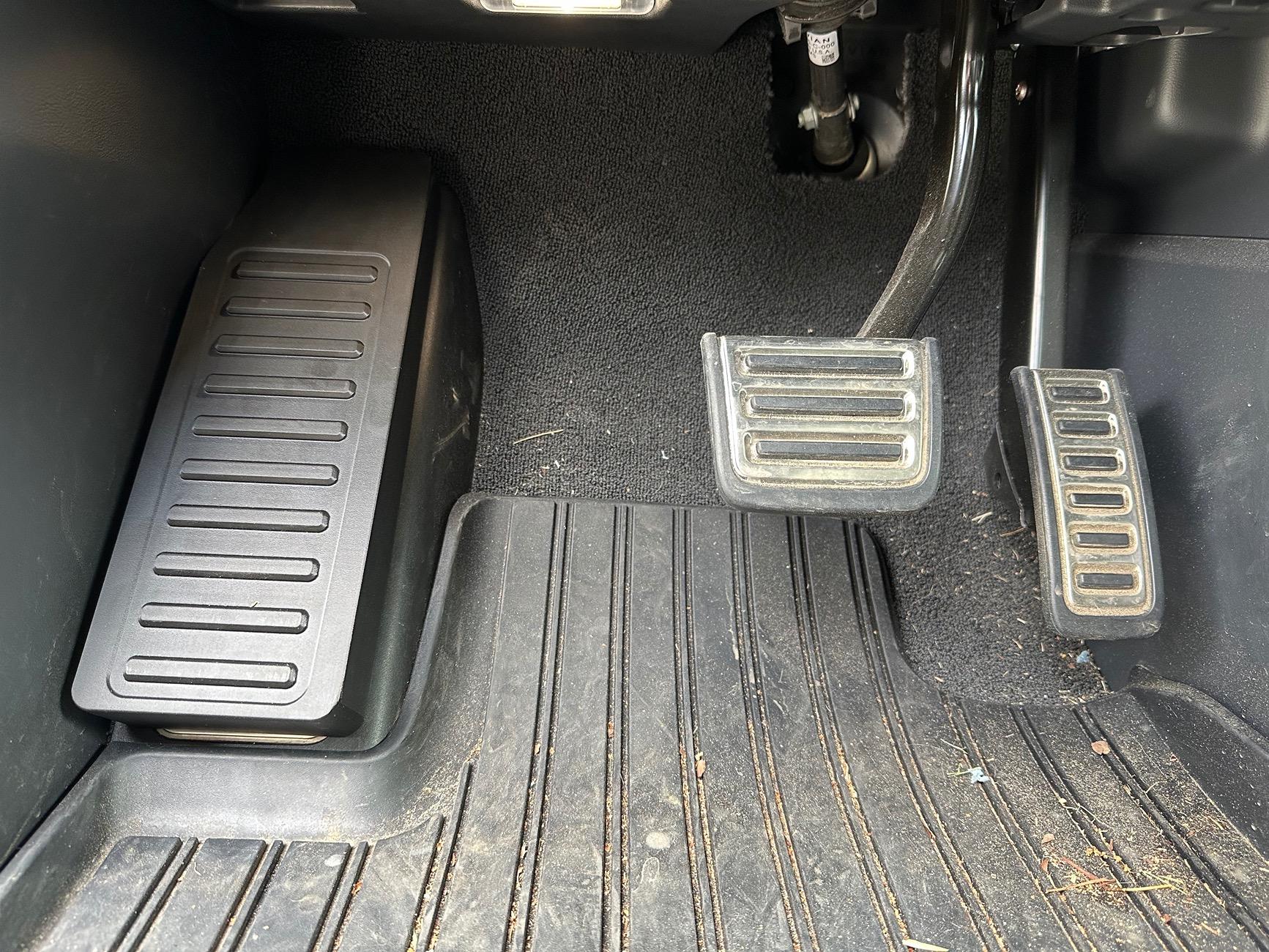 Rivian R1T R1S Dead Pedal Extender / Riser by TWRAPS IMG_5128