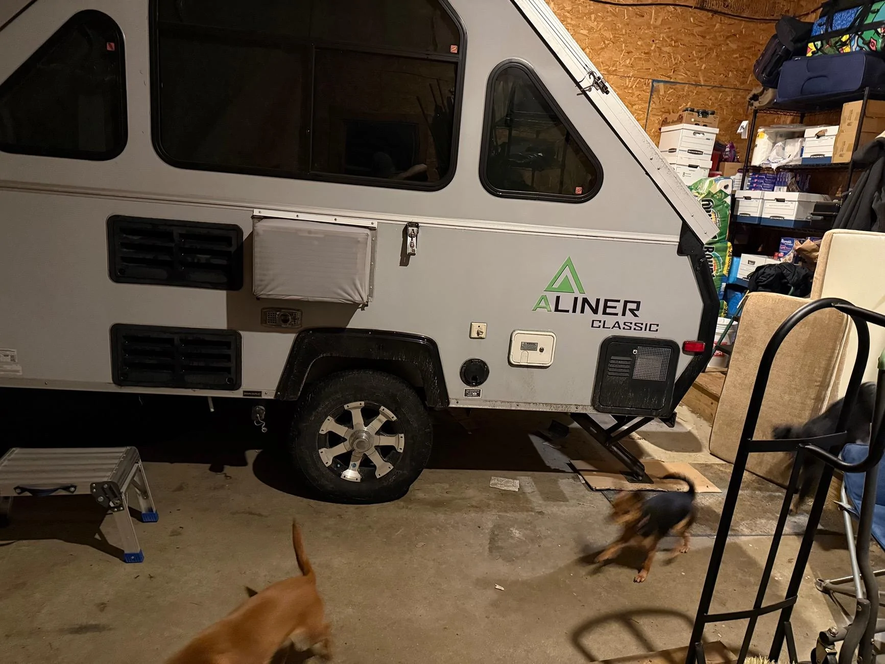 Rivian R1T R1S New (to me) pop up trailer, and some related charging stuff IMG_9196