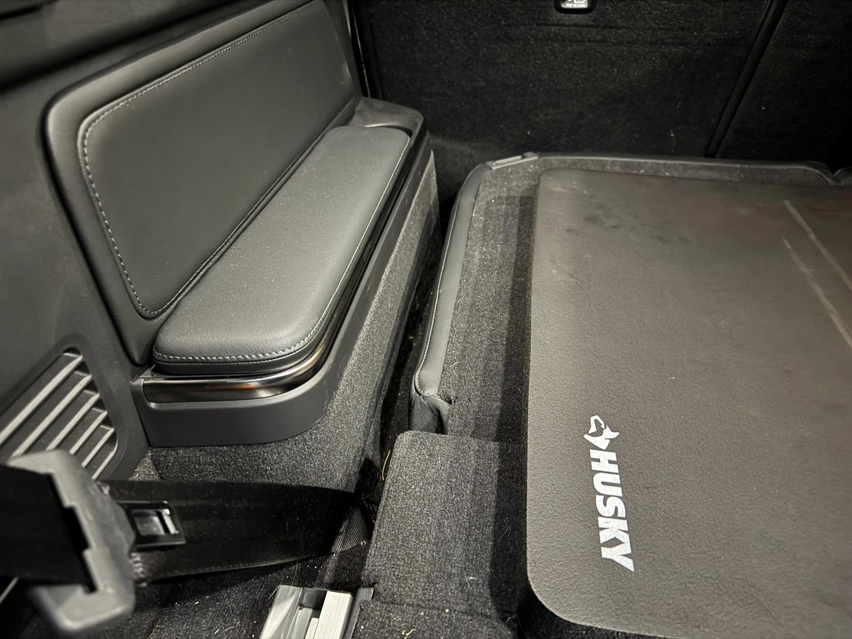 Rivian R1T R1S Third Row Armrest Protection IMG_2503