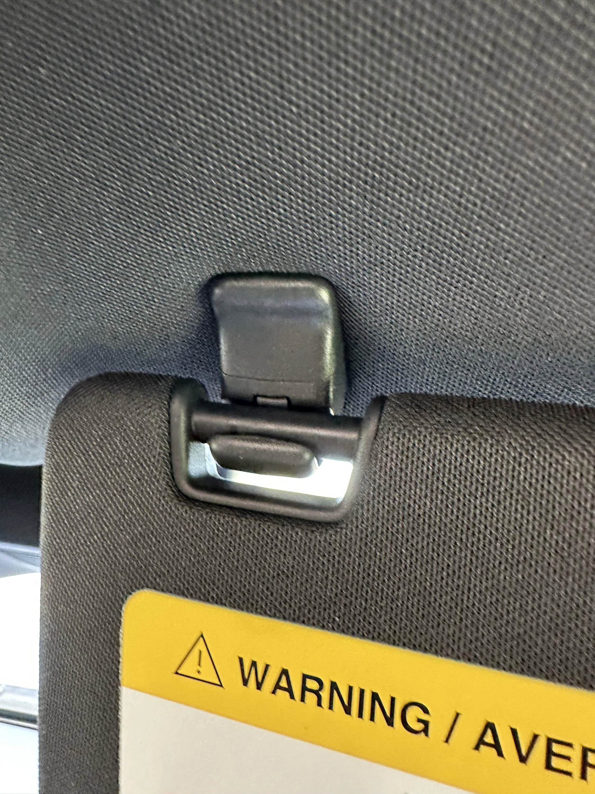 Rivian R1T R1S Magnetic sun visor hooks IMG_6234