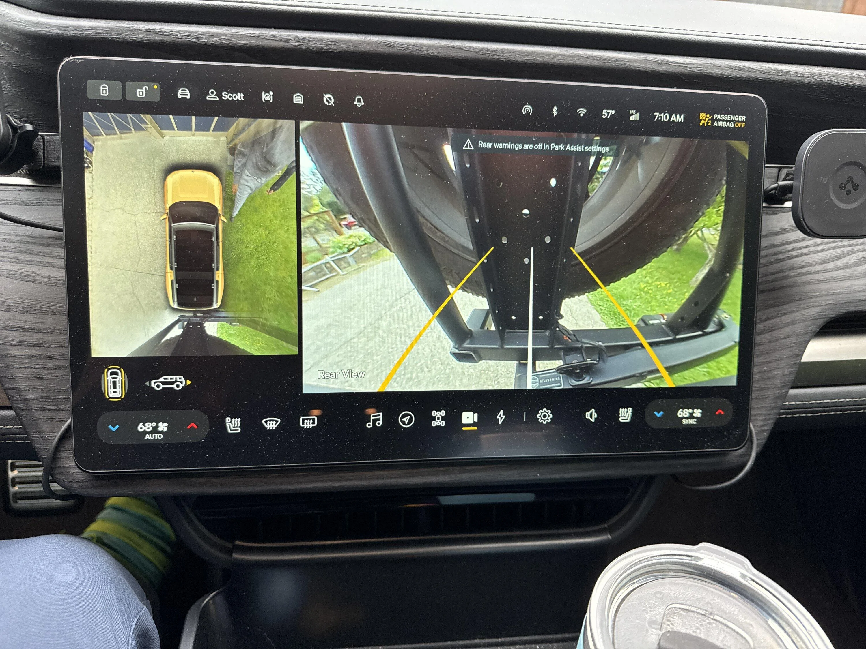 Rivian R1T R1S Rear Camera View Swingaway Relocation IMG_5009