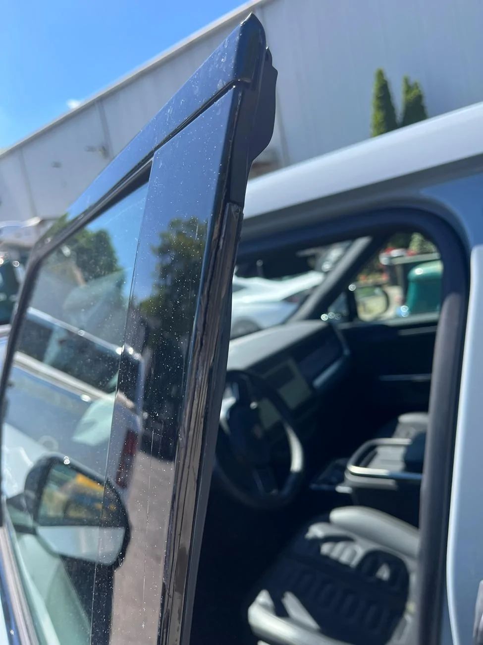 Rivian R1T R1S b pillar applique replacement IMG_3648