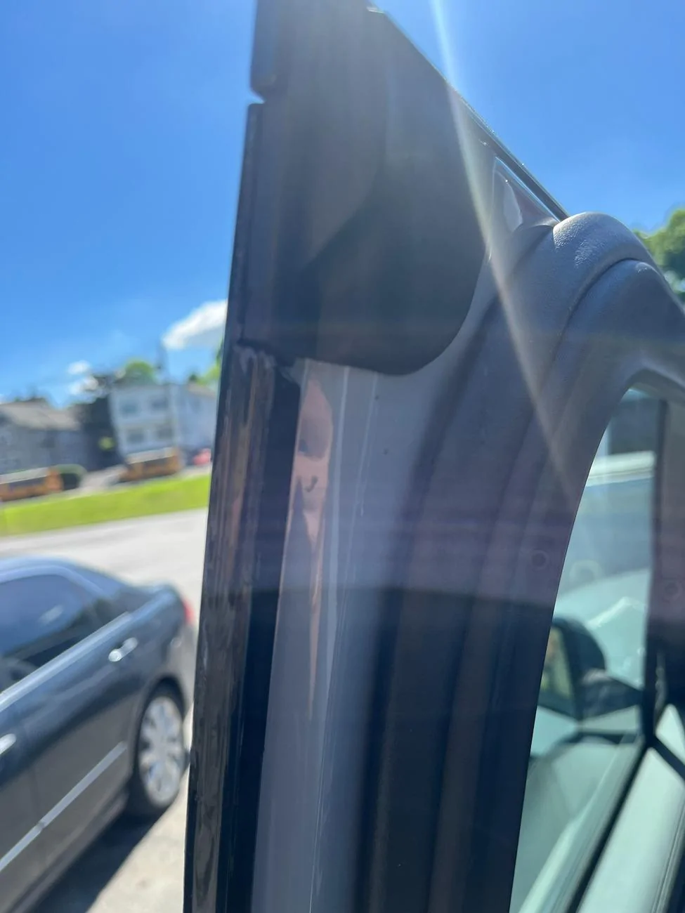 Rivian R1T R1S b pillar applique replacement IMG_3649