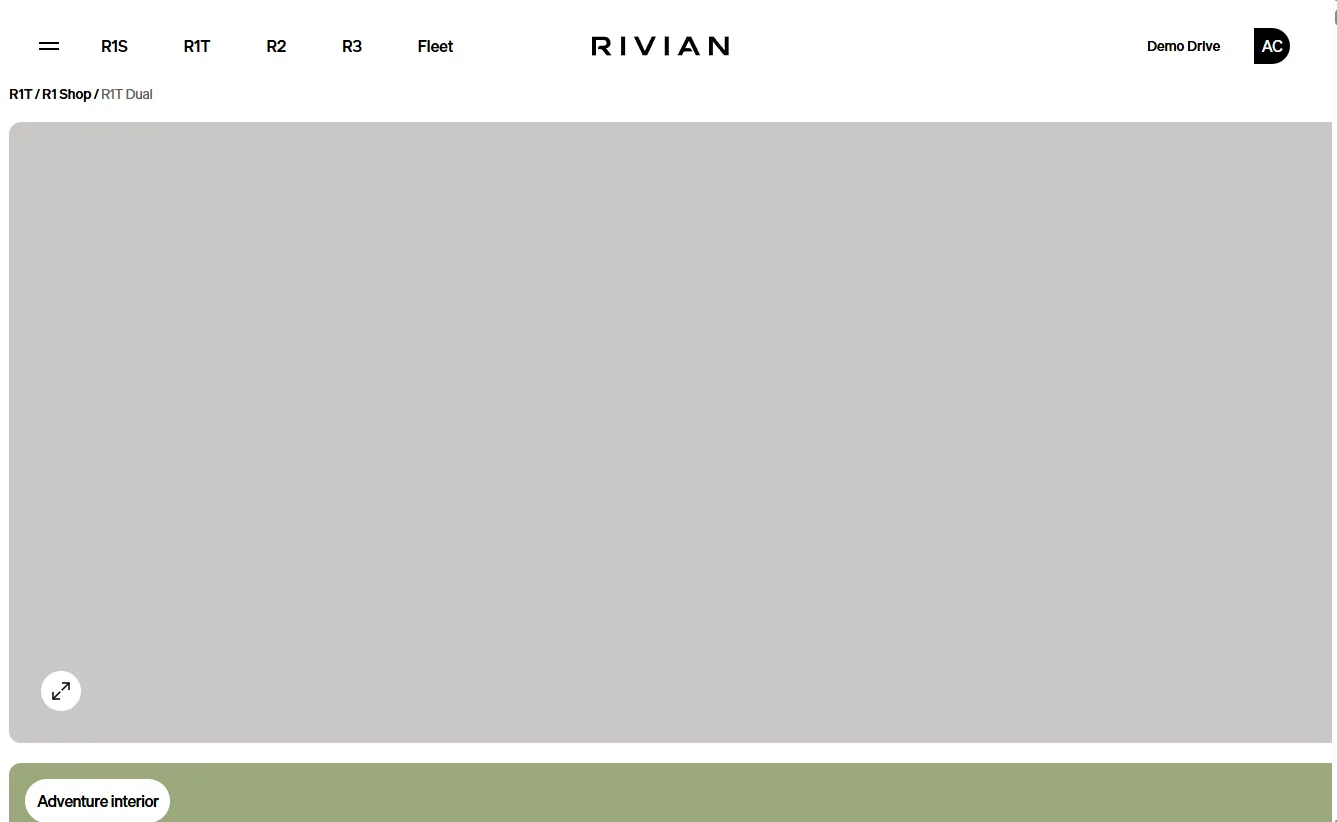Rivian R1T R1S Rivian Website - "Shop Inventory" Broken 1747182851368-0c